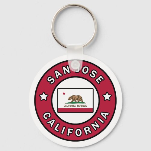 San Jose California Keychain