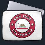 San Jose California Laptop Sleeve<br><div class="desc">San Jose California</div>