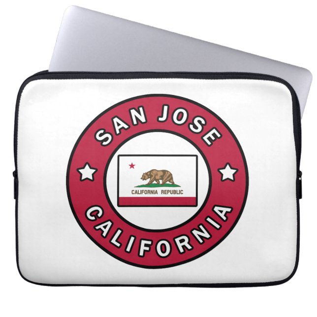 San Jose California Laptop Sleeve (Front)