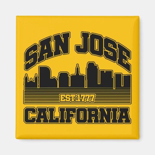 San Jose, California Magnet (Front)
