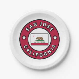San Jose California Paper Plates