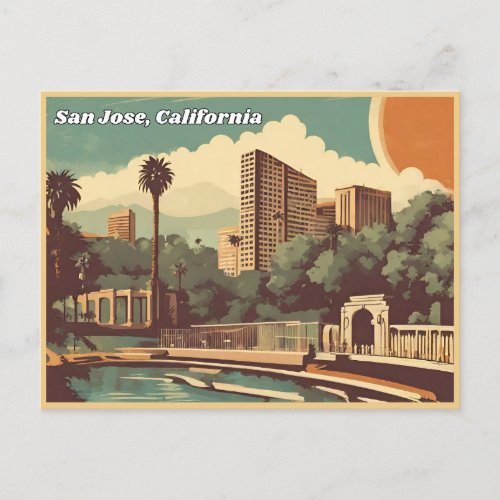 San Jose California Postcard