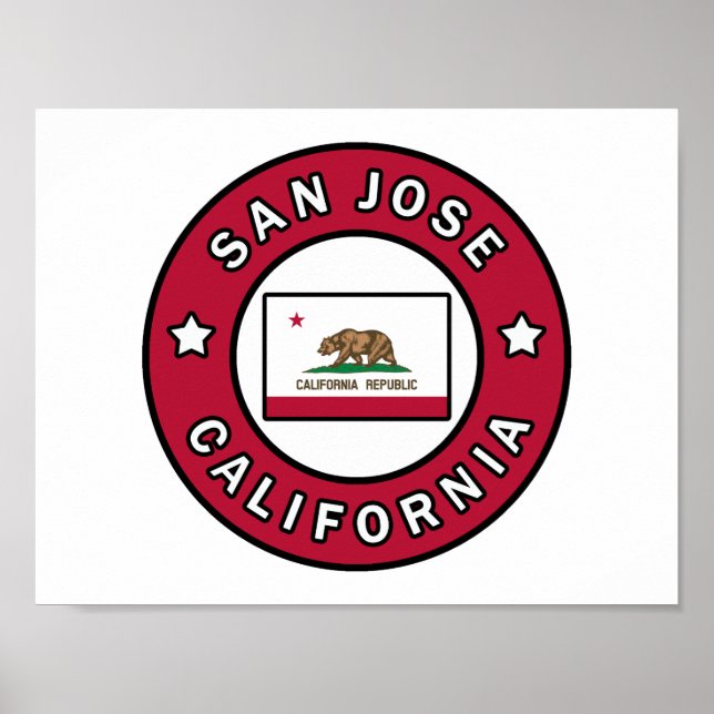 San Jose California Poster (Front)