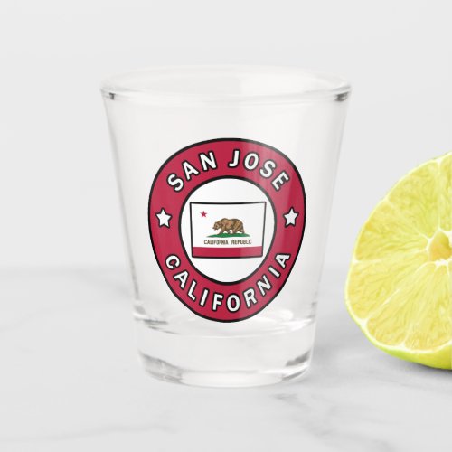 San Jose California Shot Glass
