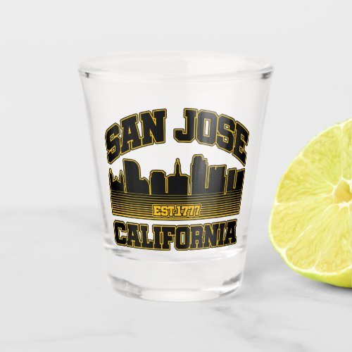 San Jose California Shot Glass