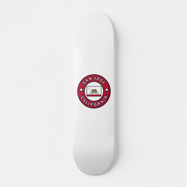 San Jose California Skateboard (Front)