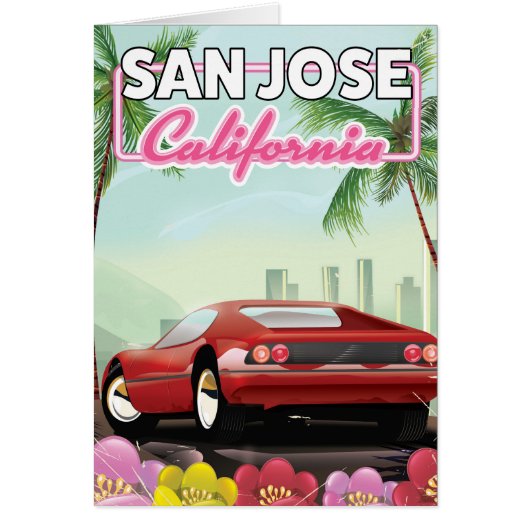 San Jose, California travel poster (Front)