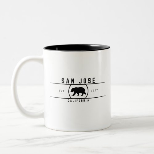 San Jose California Two_Tone Coffee Mug