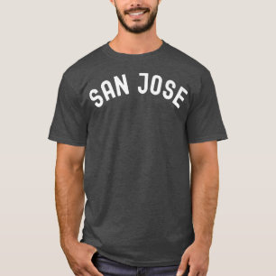 San Jose California USA Flag Nor Cal Bear Bay Area T-Shirt
