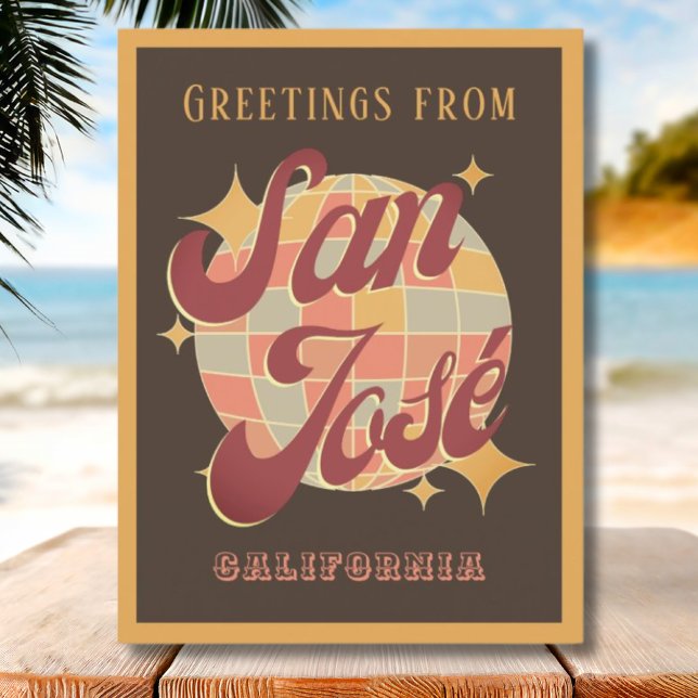 San José California USA Retro Vintage Postcard (Creator Uploaded)