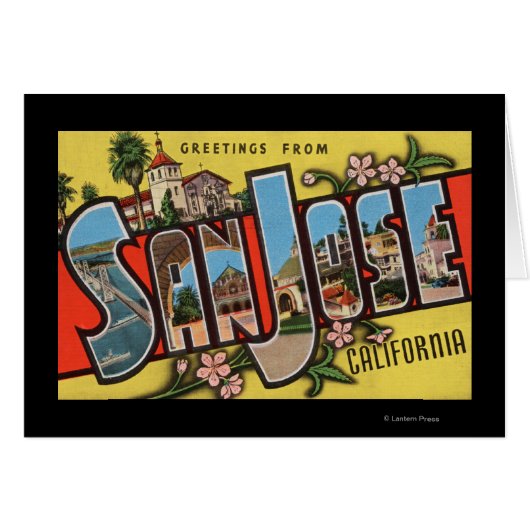 San Jose, CaliforniaLarge Letter Scenes (Front Horizontal)