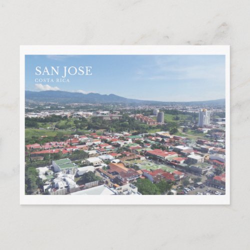 San Jose Costa Rica souvenir postcard