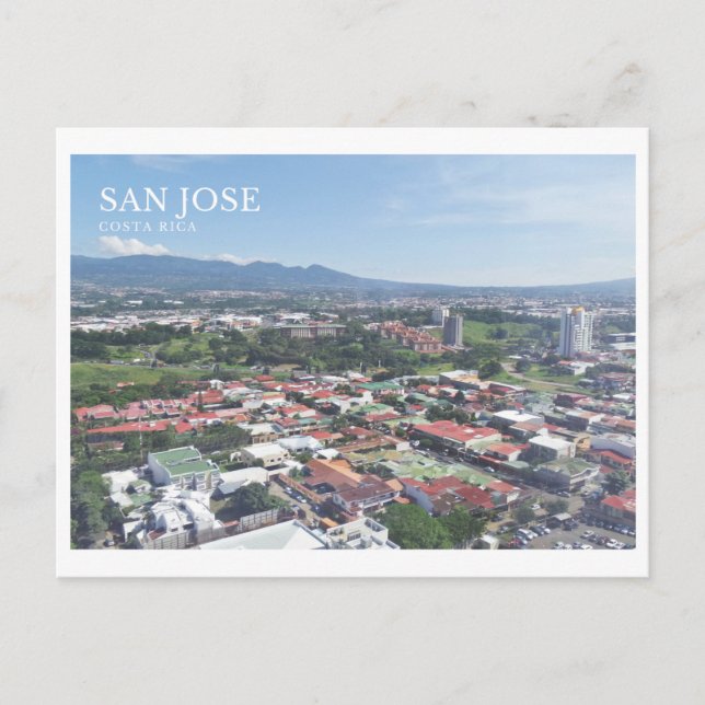 San Jose Costa Rica souvenir postcard (Front)