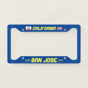 San Jose Custom License Plate Frame