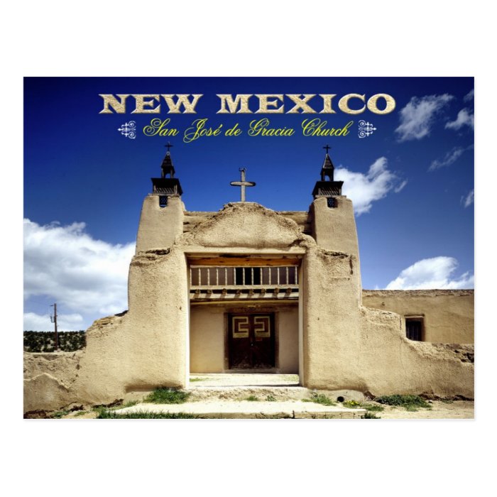San Jose de Gracia Church, Las Trampas, NM Post Cards