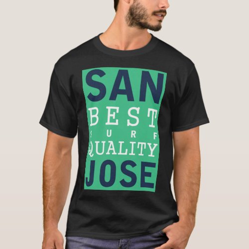 San Jose Green Square T_Shirt