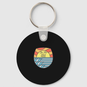 San Jose Island Texas Tx Atlantic Sunrise Vacation Keychain