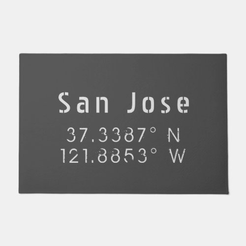 San Jose Latitude Longitude  Doormat