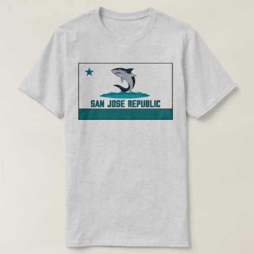 San Jose Republic _ Shark City Parody T_Shirt