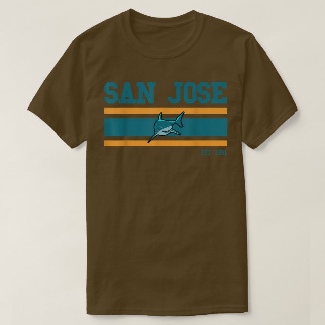 San Jose Sports Team Est 1991 Novelty Athletic Sha T-Shirt (Design Front)