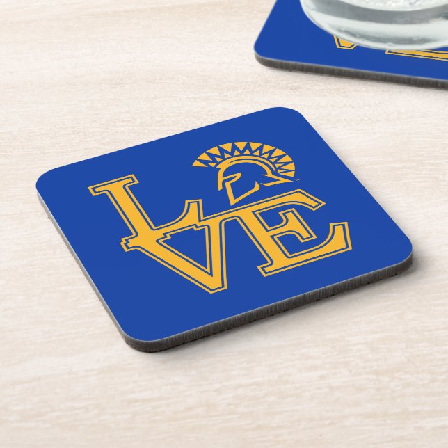 San Jose State Love Beverage Coaster (Left Side)