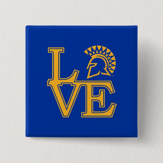 San Jose State Love Button (Front)