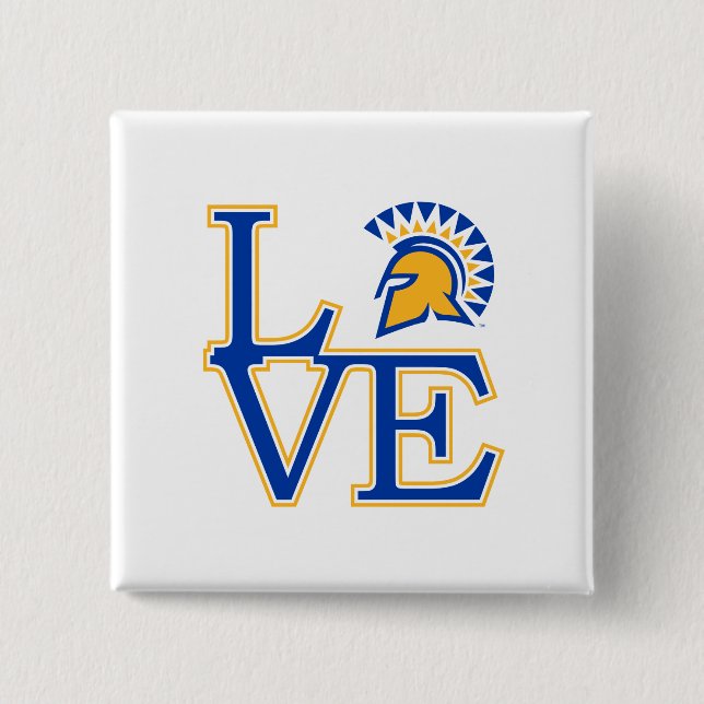 San Jose State Love Button (Front)