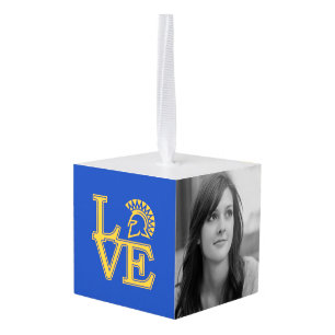 San Jose State Love Cube Ornament