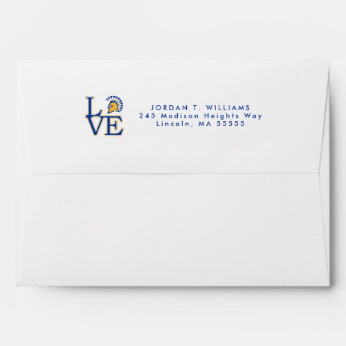San Jose State Love Envelope