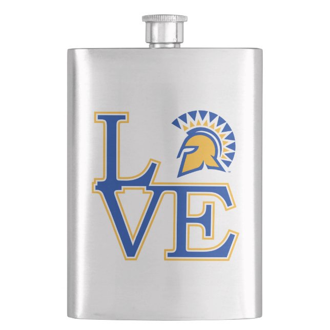 San Jose State Love Flask (Front)