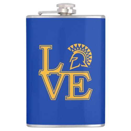 San Jose State Love Flask