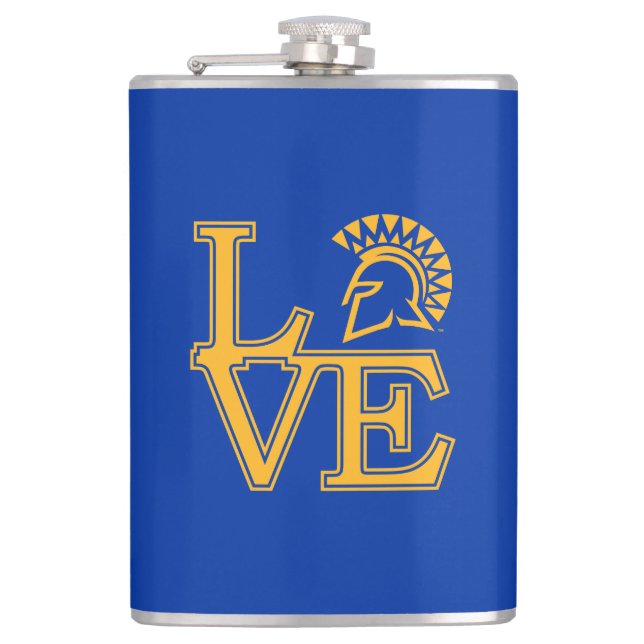 San Jose State Love Flask (Front)