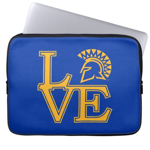 San Jose State Love Laptop Sleeve