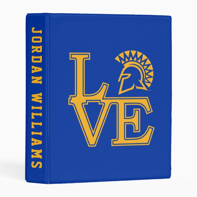 San Jose State Love Mini Binder (Front/Spine)