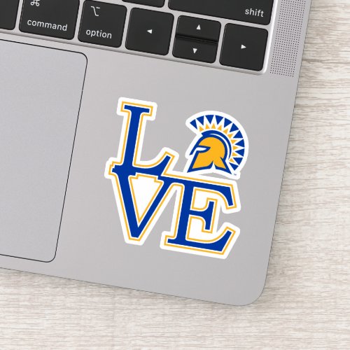 San Jose State Love Sticker