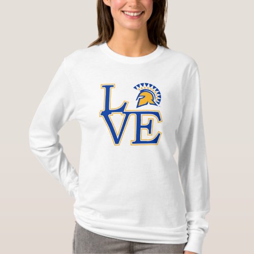 San Jose State Love T_Shirt