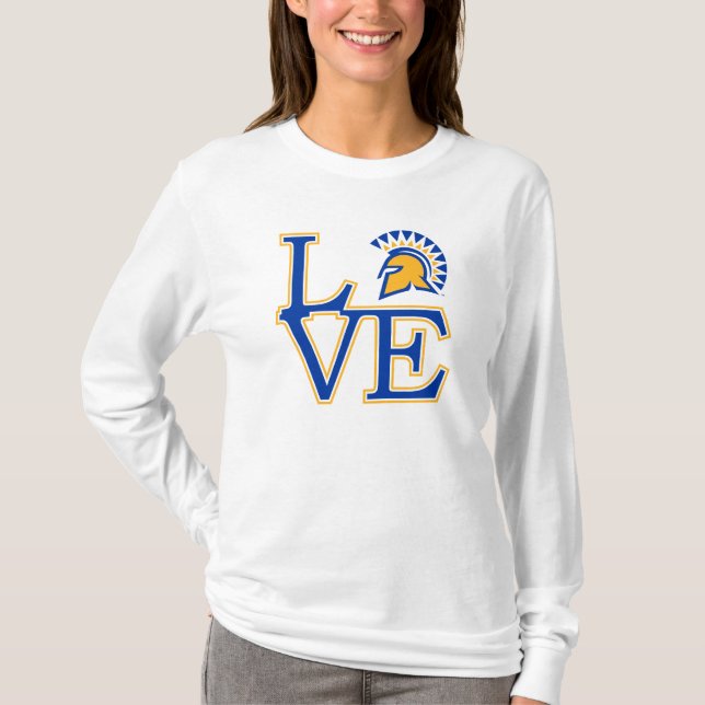 San Jose State Love T-Shirt (Front)
