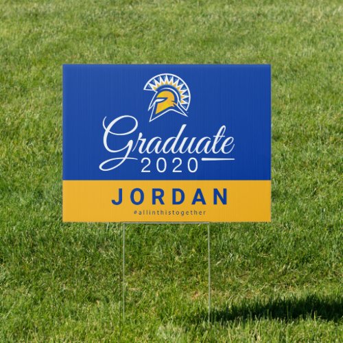 San Jose State Spartans 2020 Graduate Sign San Jose State Spartans 2020 Graduate Sign