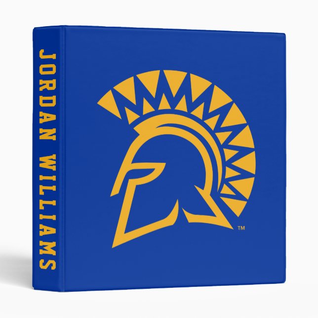 San Jose State Spartans 3 Ring Binder (Front/Spine)