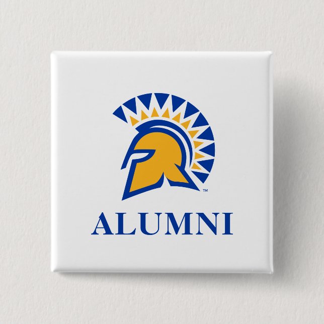 San Jose State Spartans Alumni Button (Front)