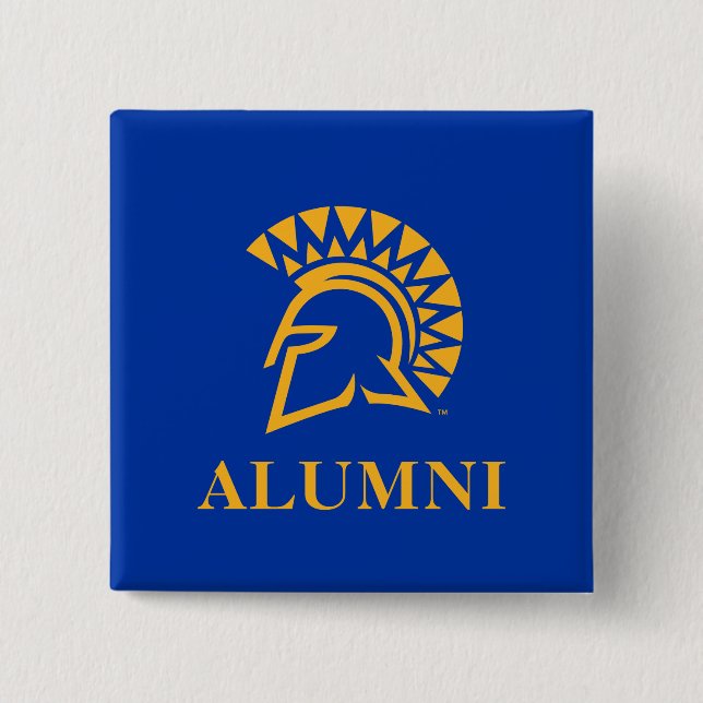 San Jose State Spartans Alumni Button (Front)