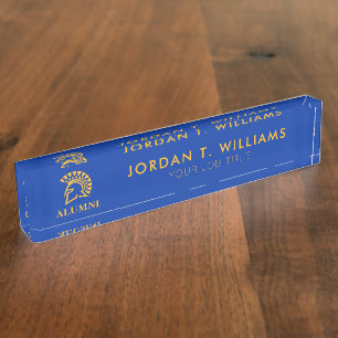 San Jose State Spartans Alumni Desk Name Plate