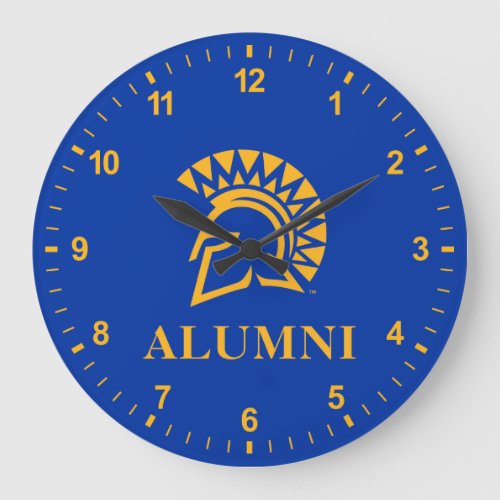 San Jose State Spartans Alumni Large Clock