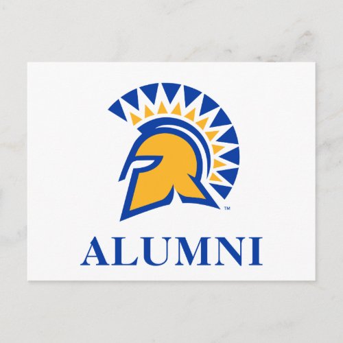 San Jose State Spartans Alumni Postcard