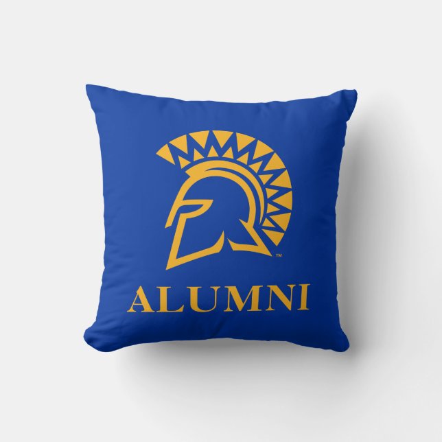 San Jose State Spartans Alumni Throw Pillow (Front)