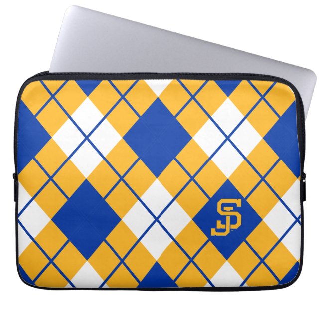 San Jose State Spartans argyle Laptop Sleeve (Front)