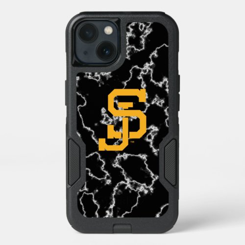 San Jose State Spartans Black Marble iPhone 13 Case