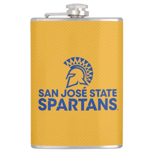San Jose State Spartans Carbon Fiber Pattern Flask