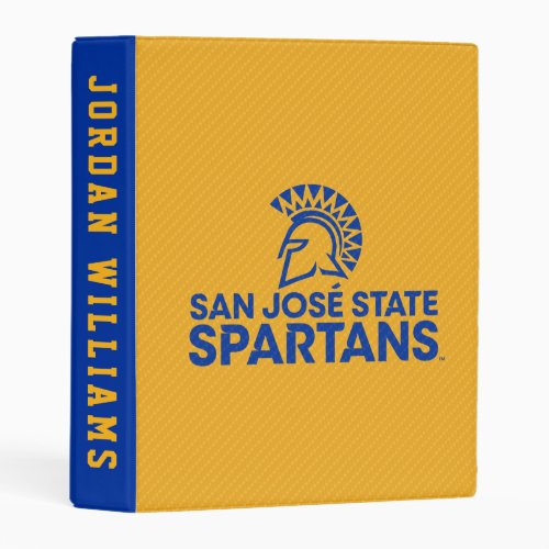 San Jose State Spartans Carbon Fiber Pattern Mini Binder