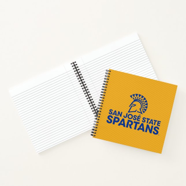 San Jose State Spartans Carbon Fiber Pattern Notebook (Inside)